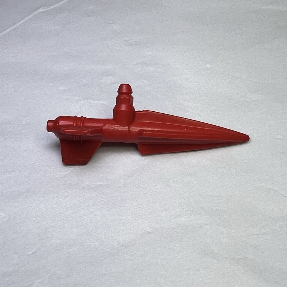 1985 Centurions Ace McCloud Stinsel‎ Missile Kenner Part Accessory Kenner Red